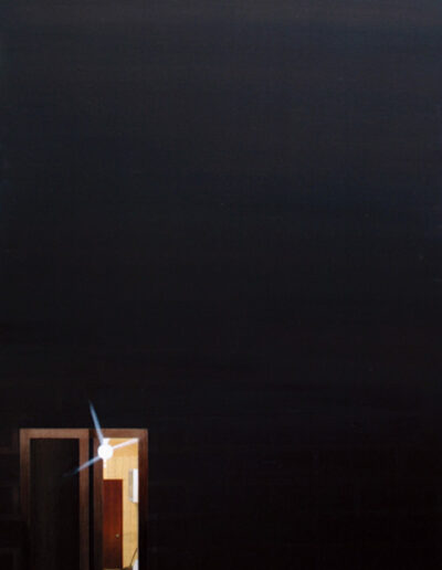 녹색빗자루의 화장실 162.2cmx 97cm acrylic on canvas 2006